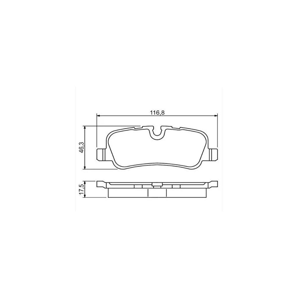 Esse Oto - Range Rover Sport 3 Fren Balatası Arka 11-13 Frd Fdb4105 Lr012993