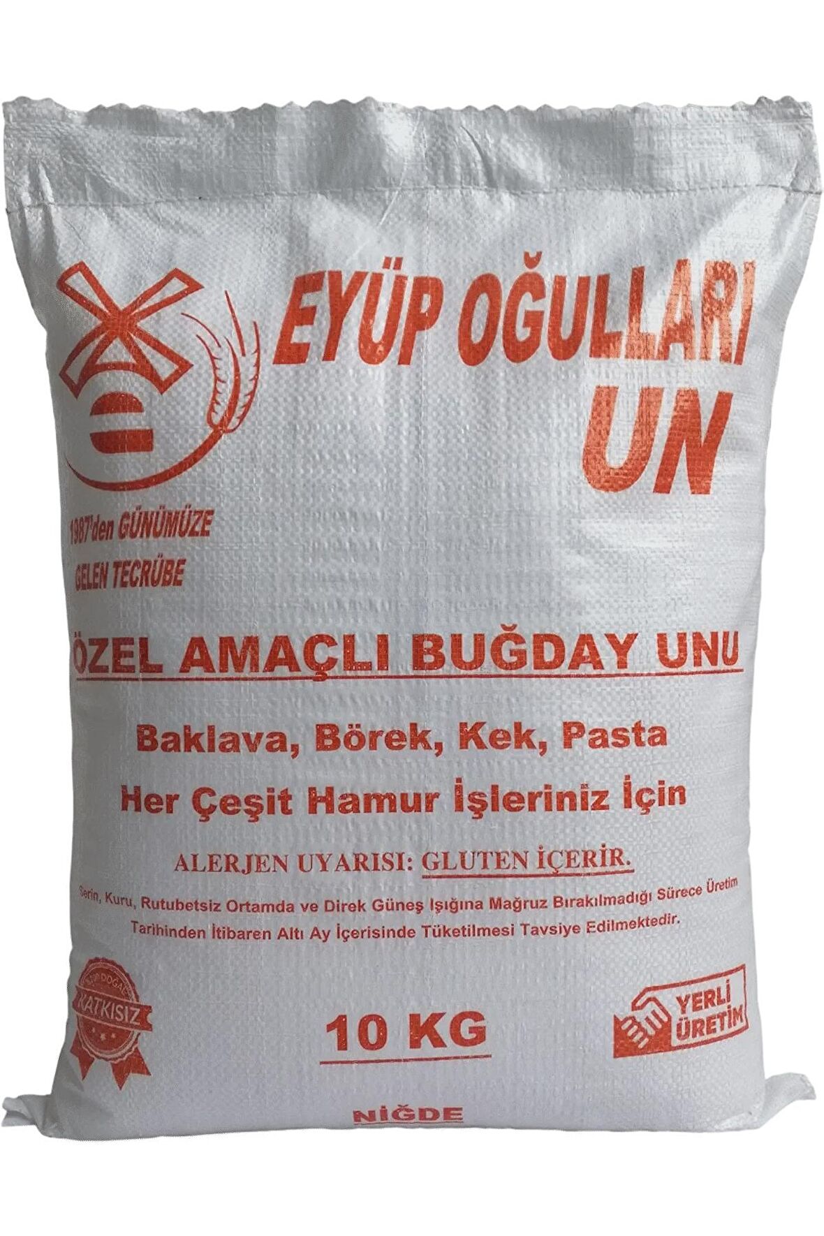 Pastalık - Böreklik Özel Amaçlı Buğday Unu Doğal Katkısız 10 Kg