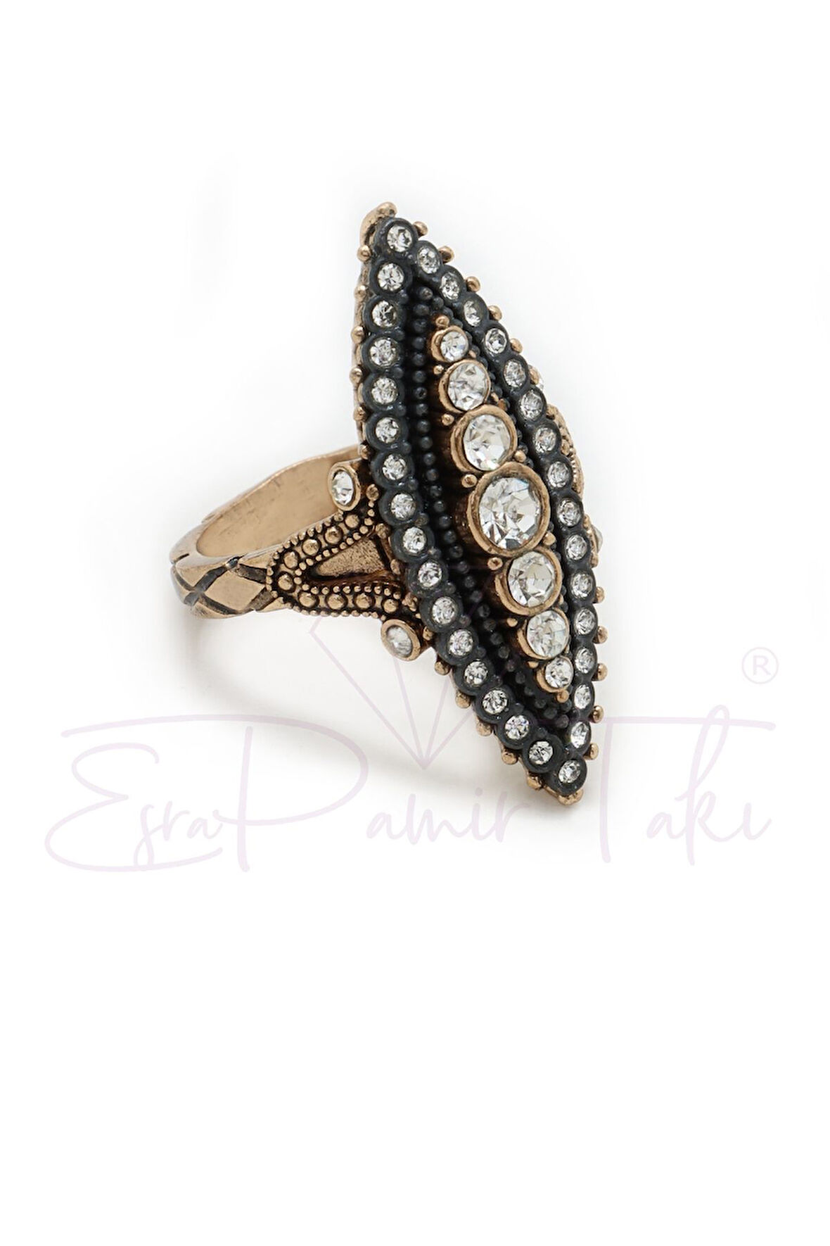 Elmas Montür Mekik Yüzük