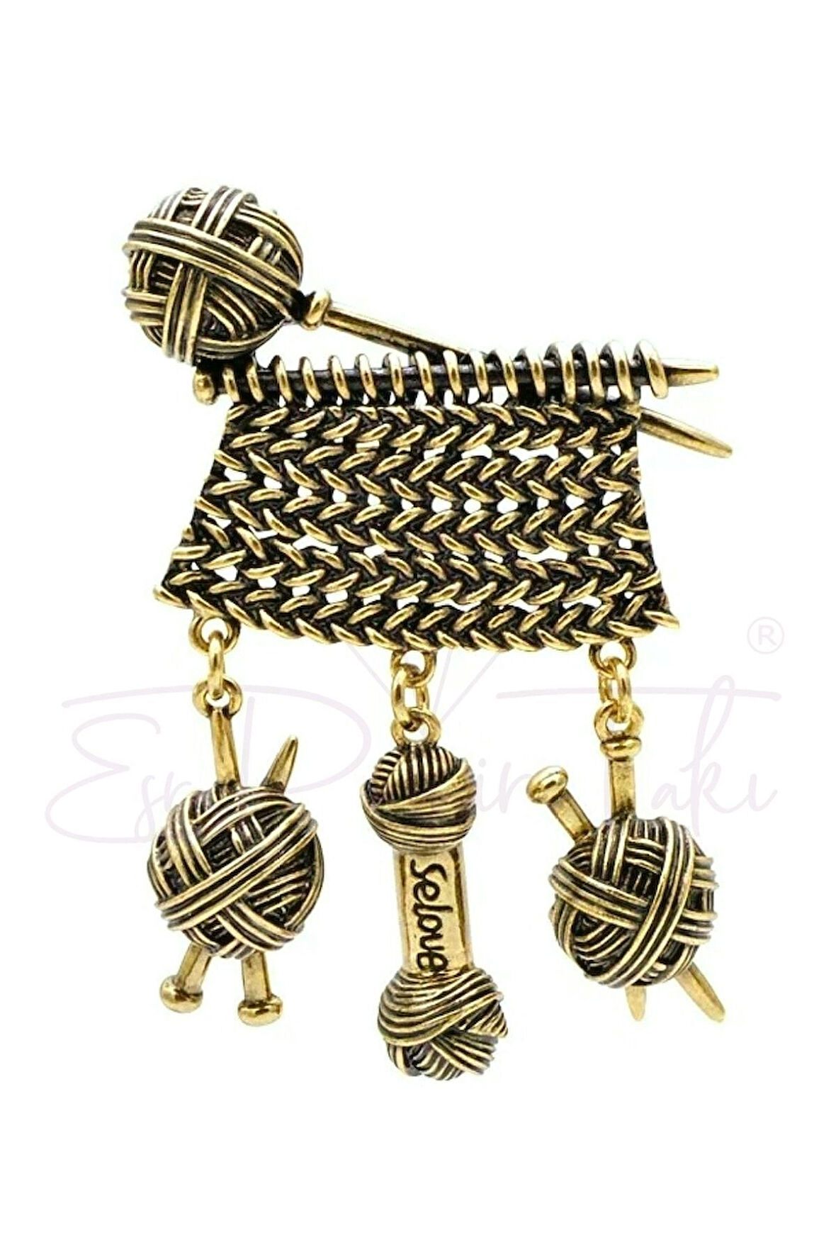 Büyük Örgü Broş