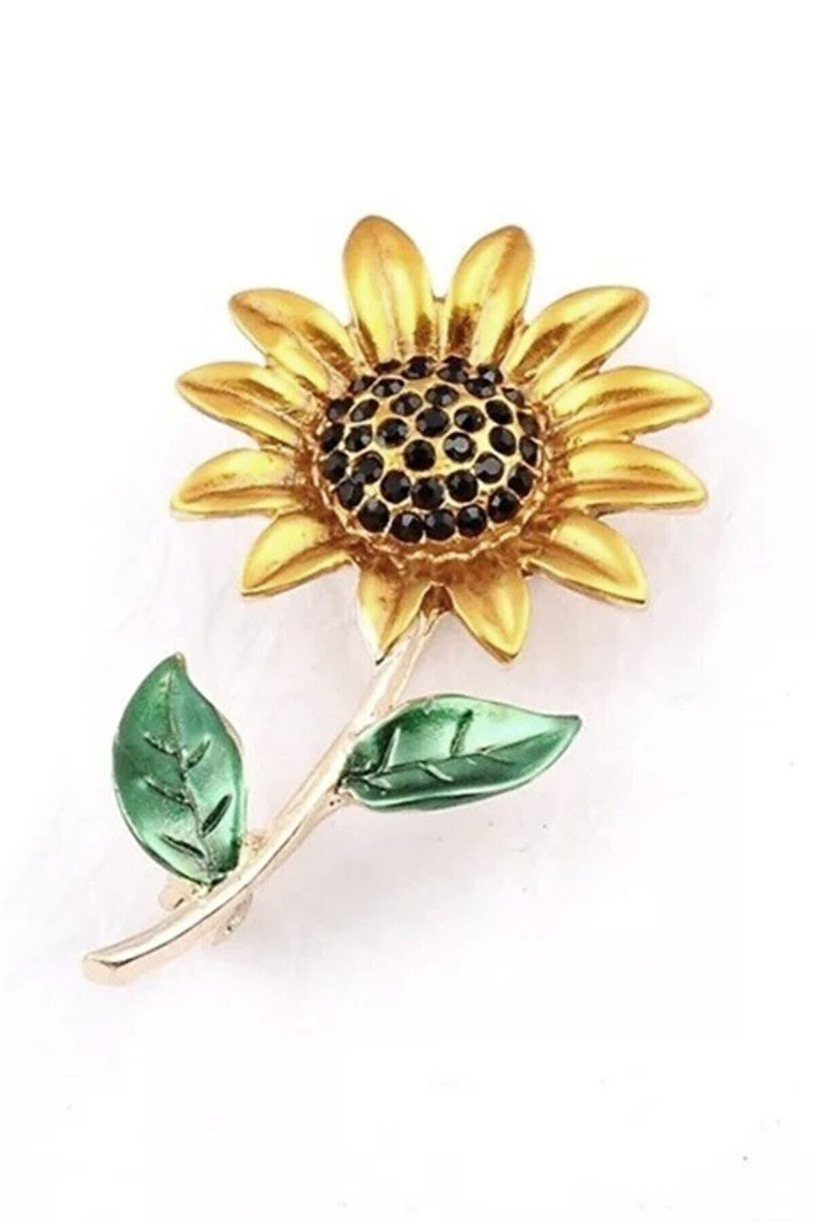 Ayçiçeği Broş Ve Kolye Ucu