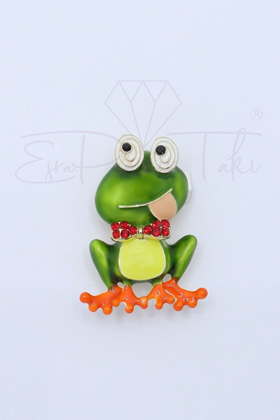 Tatlı Kurbağacık Broş