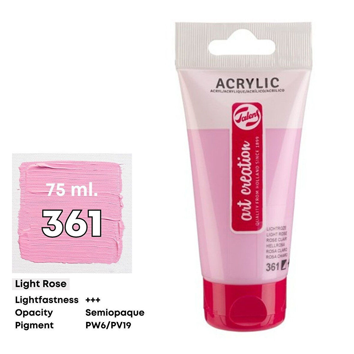 Talens Art Creation Akrilik Boya 75 ml Light Rose 361