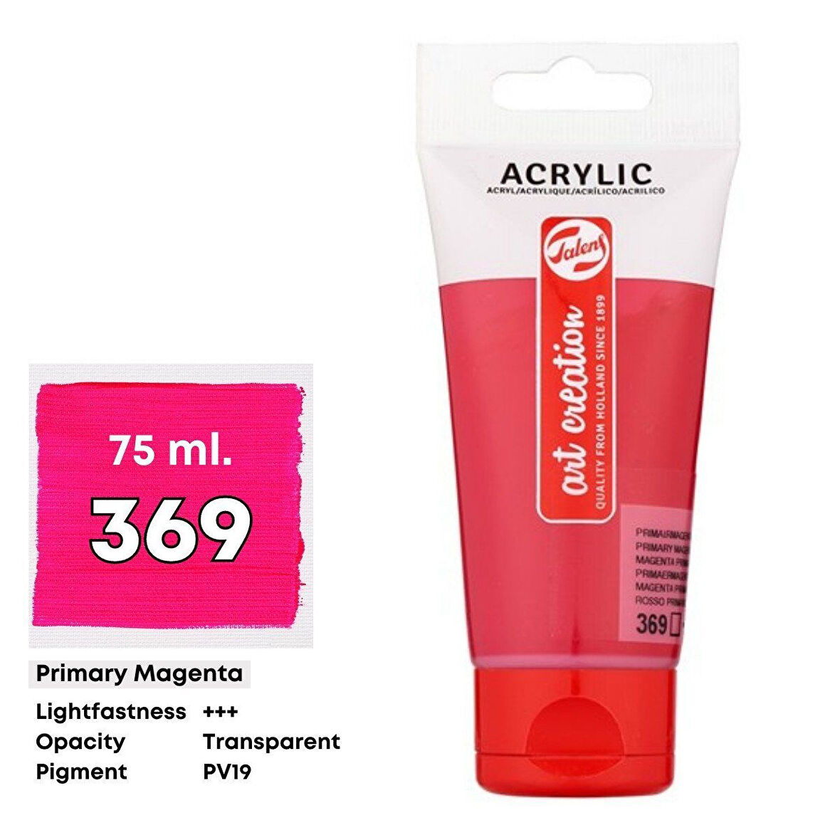 Talens Art Creation Akrilik Boya 75 ml Primary Magenta 369