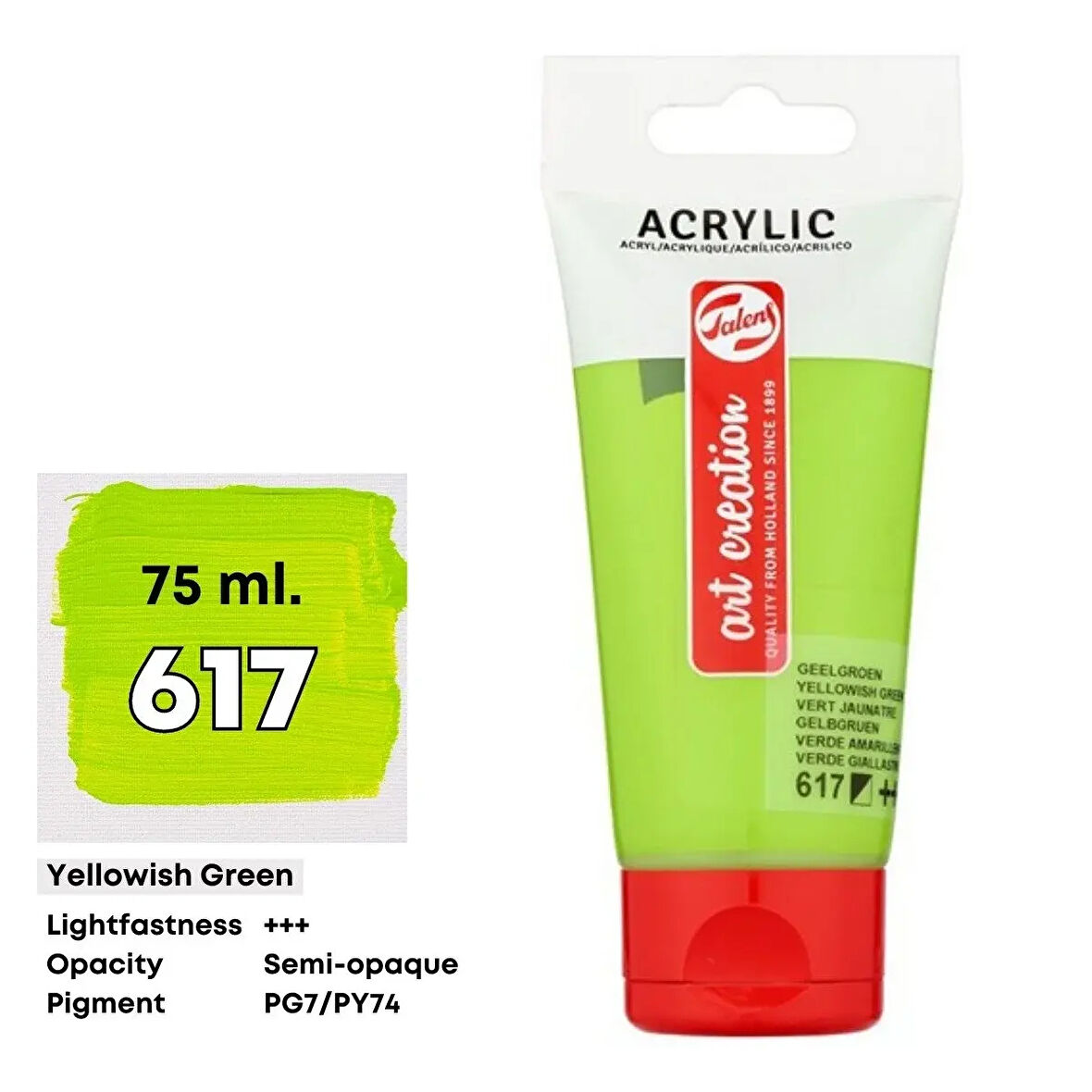Talens Art Creation Akrilik Boya 75 ml Yellowish Green 617