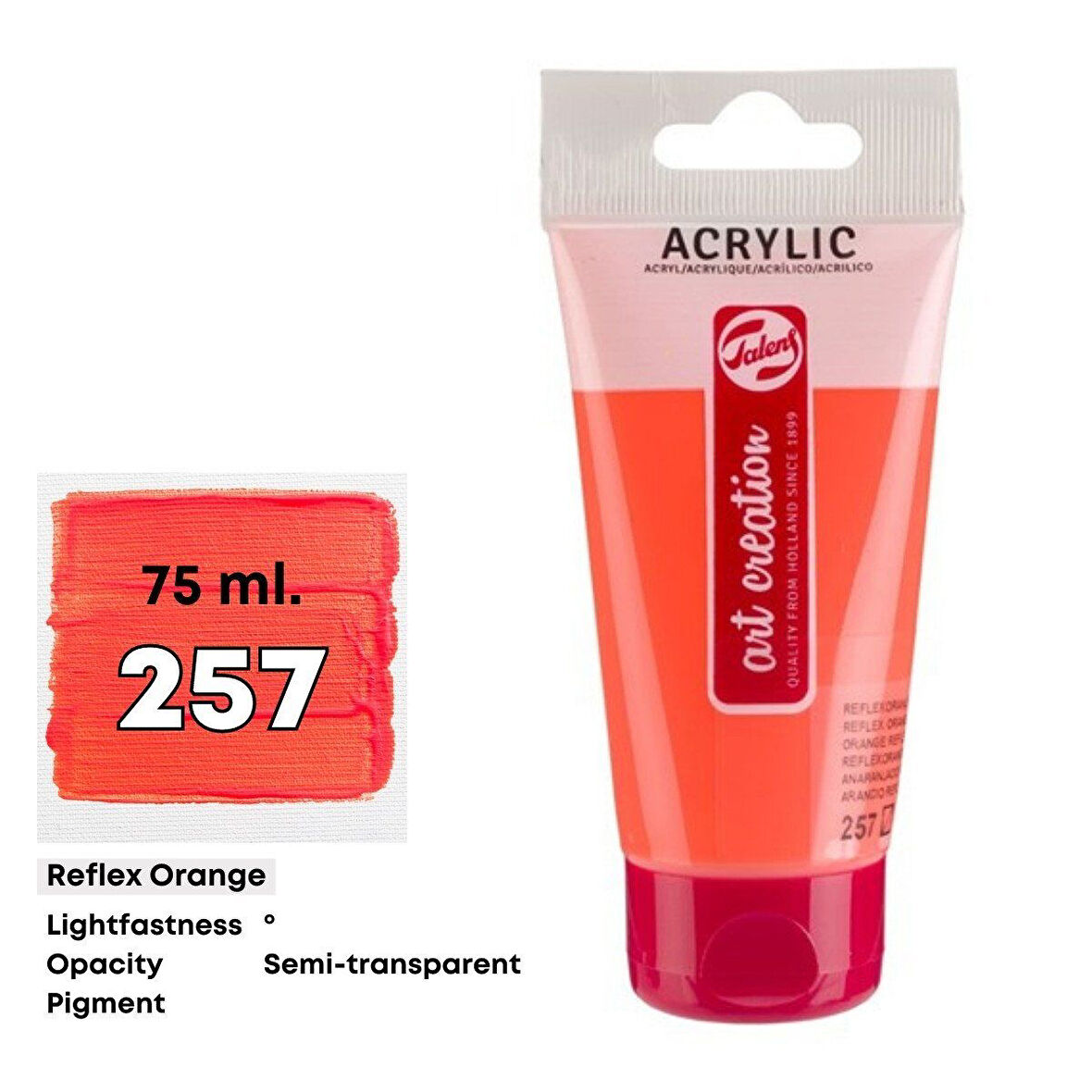 Talens Art Creation Akrilik Boya 75 ml Reflex Orange 257