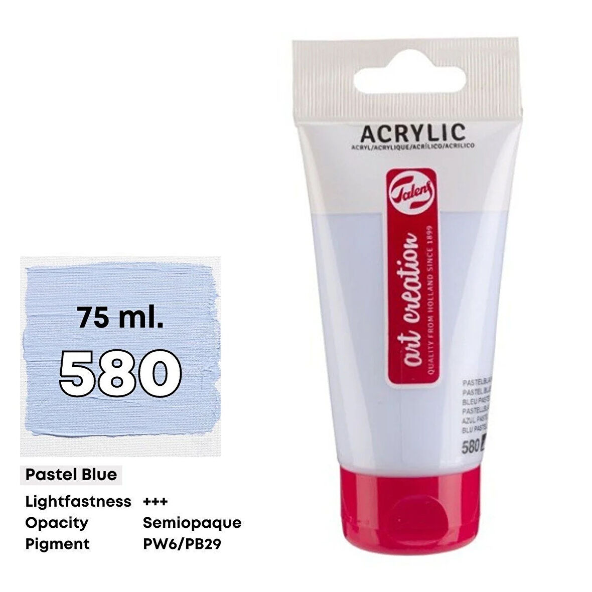 Talens Art Creation Akrilik Boya 75 ml Pastel Blue 580