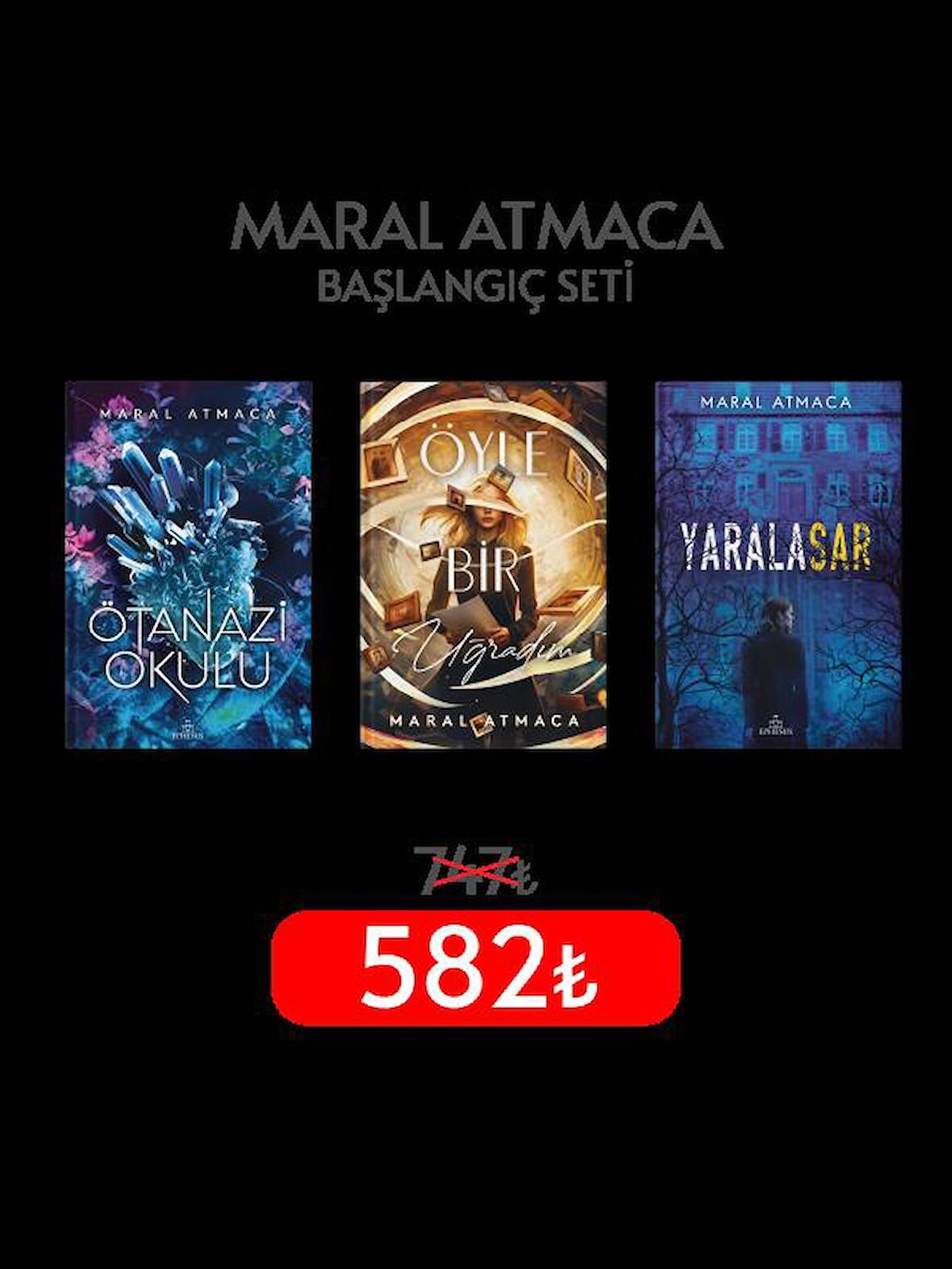 Maral Atmaca Başlangıç Seti - 3 Kitap Ciltli