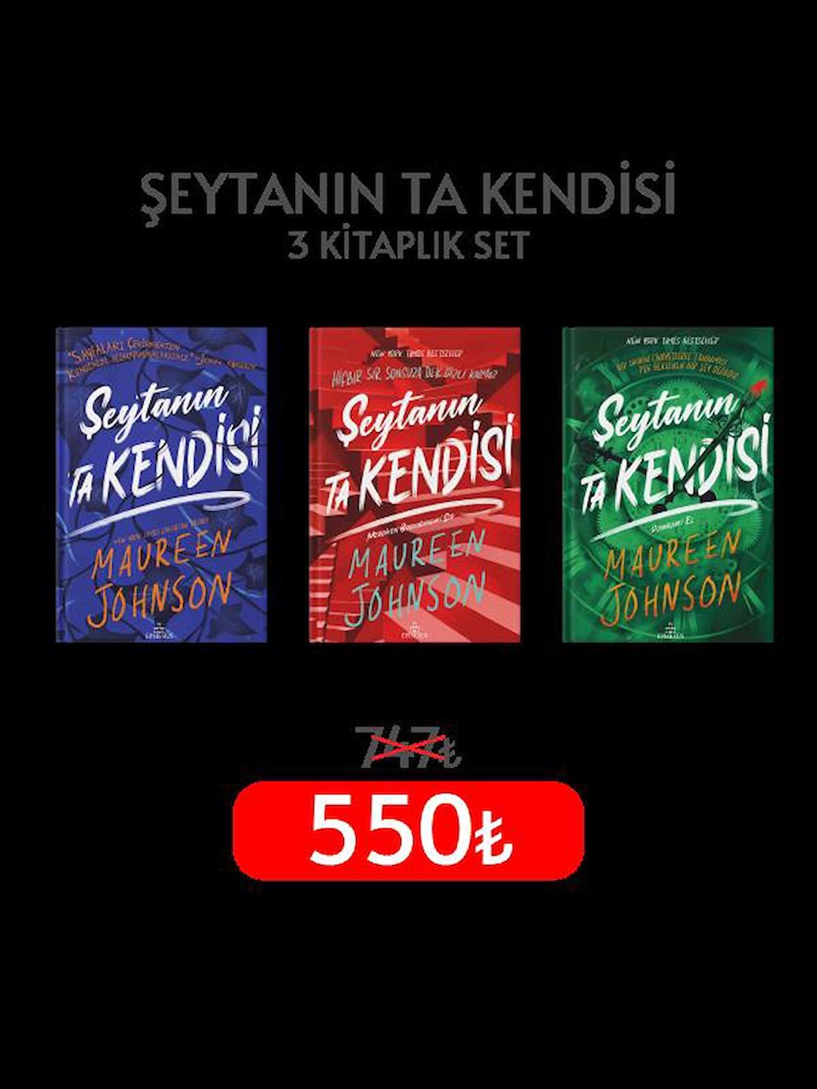 Şeytanın Ta Kendisi 1-2-3 Ciltli