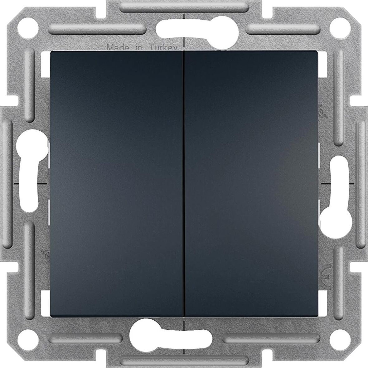 Schneider Electric Schneider Asfora Plus-Komütatör, Çerçevesiz, Antrasit EPH0300171
