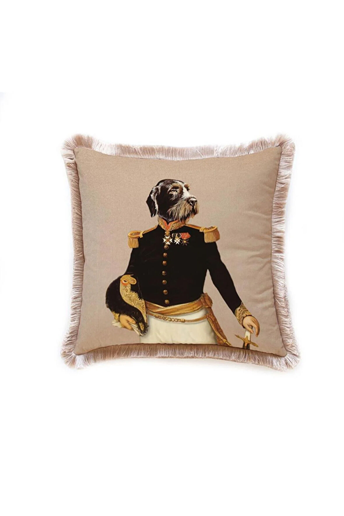 Mr. Dog Yastık/Kırlent (Dolgu Boncuk Elyaf, Ulusl. Yıkama Ve Solmama Sertifikası)