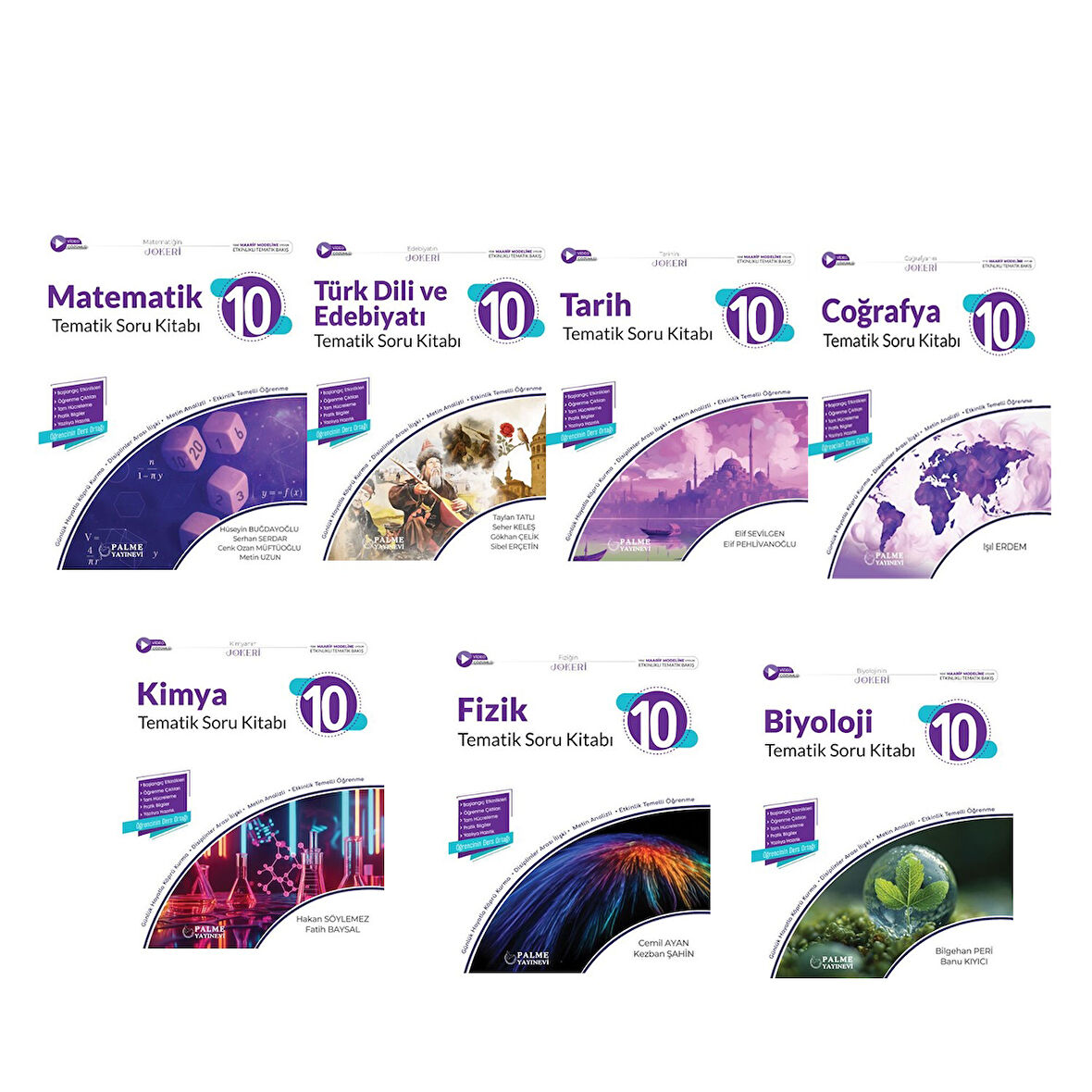 Palme 10. Sınıf Soru Bankası Seti 7 Kitap