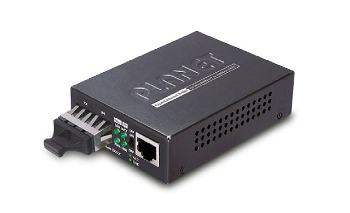 10/100/1000BASE-T to 1000BASE-LX Media Converter (SC, SM) -20km