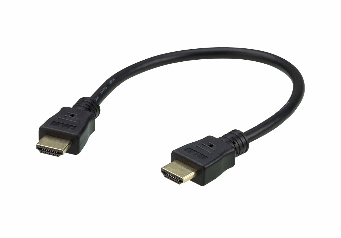 High Speed True 4K HDMI Ethernet Kablosu, 0.3 metre&lt;br&gt;
0.3 m High Speed True 4K HDMI Cable with Ethernet

