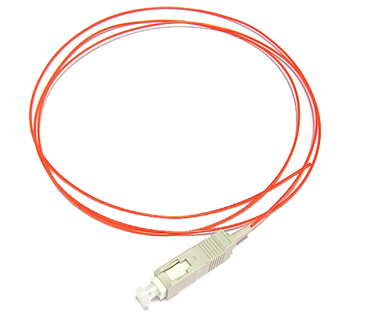 Beek SC/UPC Fiber PigTail, 62.5/125 µ, Multimode, 0.9mm, Simplex, OM1, LSZH, 1 metre
