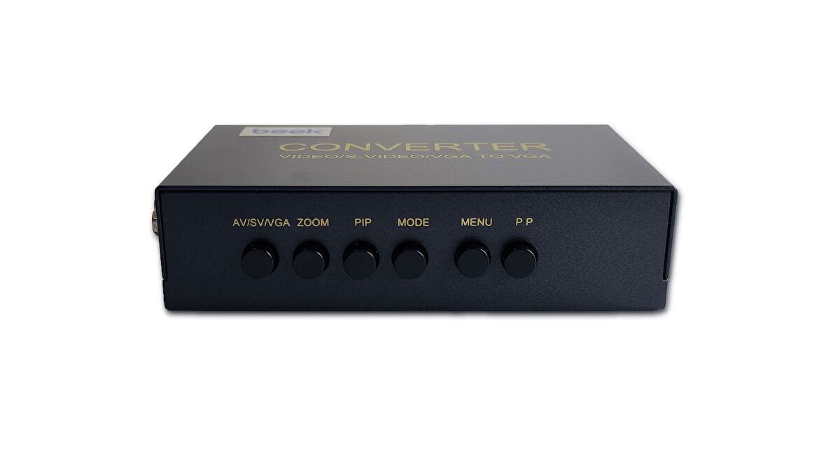 Beek Kompozit Video & S-Video Sinyalini &lt;-&gt; VGA Sinyaline Çevirici&lt;br&gt;
Beek CCTV to VGA Monitor