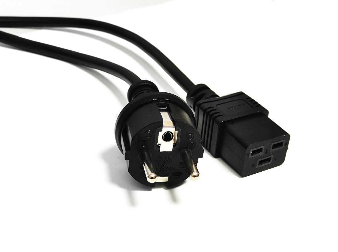 Beek Güç Kablosu, Schuko-C19, 3 metre, 1.00 mm&lt;br&gt;
Beek Schuko-C19 Power Cable 3M, 1.00 mm