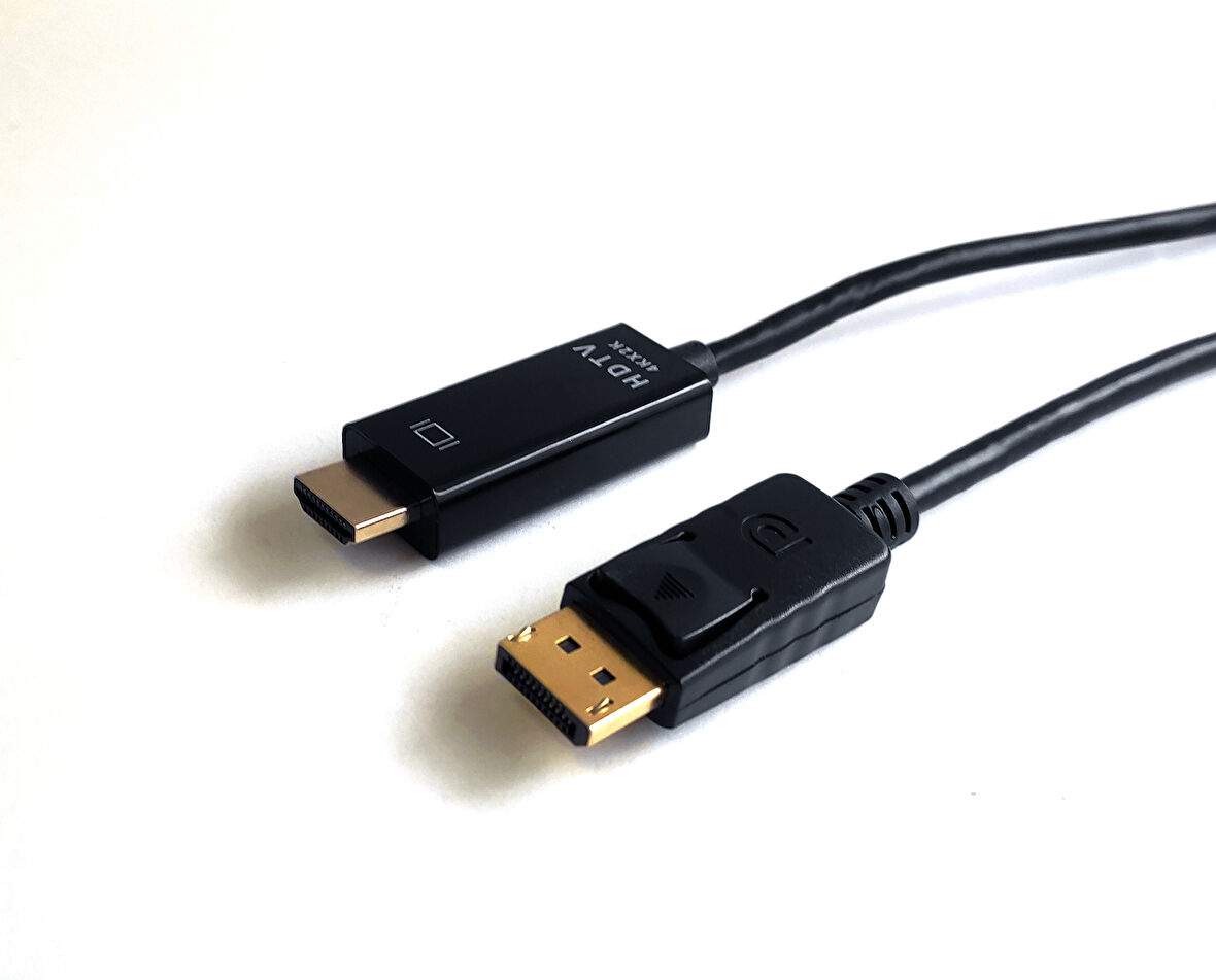 Beek DisplayPort (DP) Erkek &lt;-&gt; HDMI Erkek, 4K@30Hz, Altın Kaplama, 3 metre&lt;br&gt;
Beek DP M /HDMI M,4K@30Hz,Gold 3M