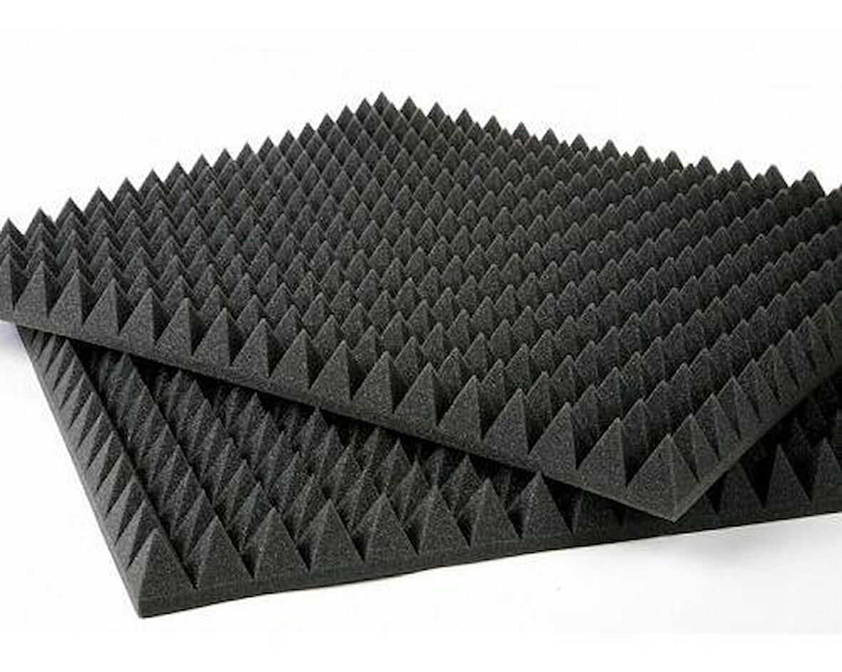 70mm Yanmaz Akustik Piramit Sünger 50Dns 100cm x 100cm