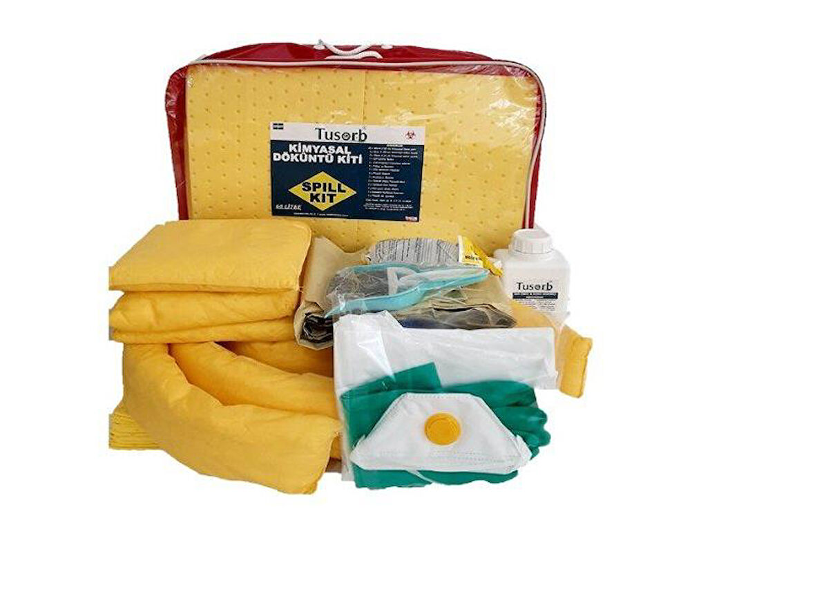 Kimyasal Dökülme Döküntü Temizleme Kiti 60 lt