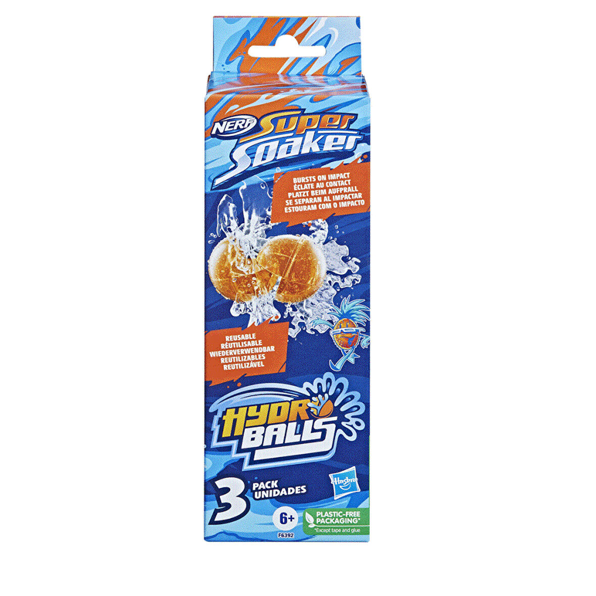 F6392 Nerf Super Soaker Hydro Balls 3lü +6 yaş