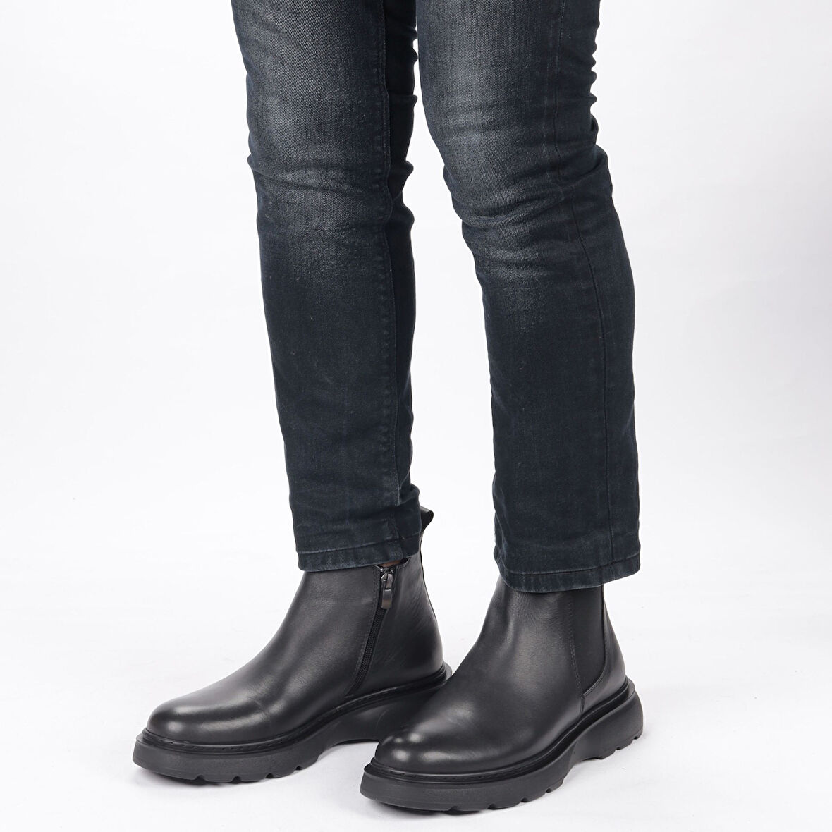 TwoEgoist Erkek Hakiki Deri ve Nubuk Deri Eva Taban Hafif Tasarım Bot