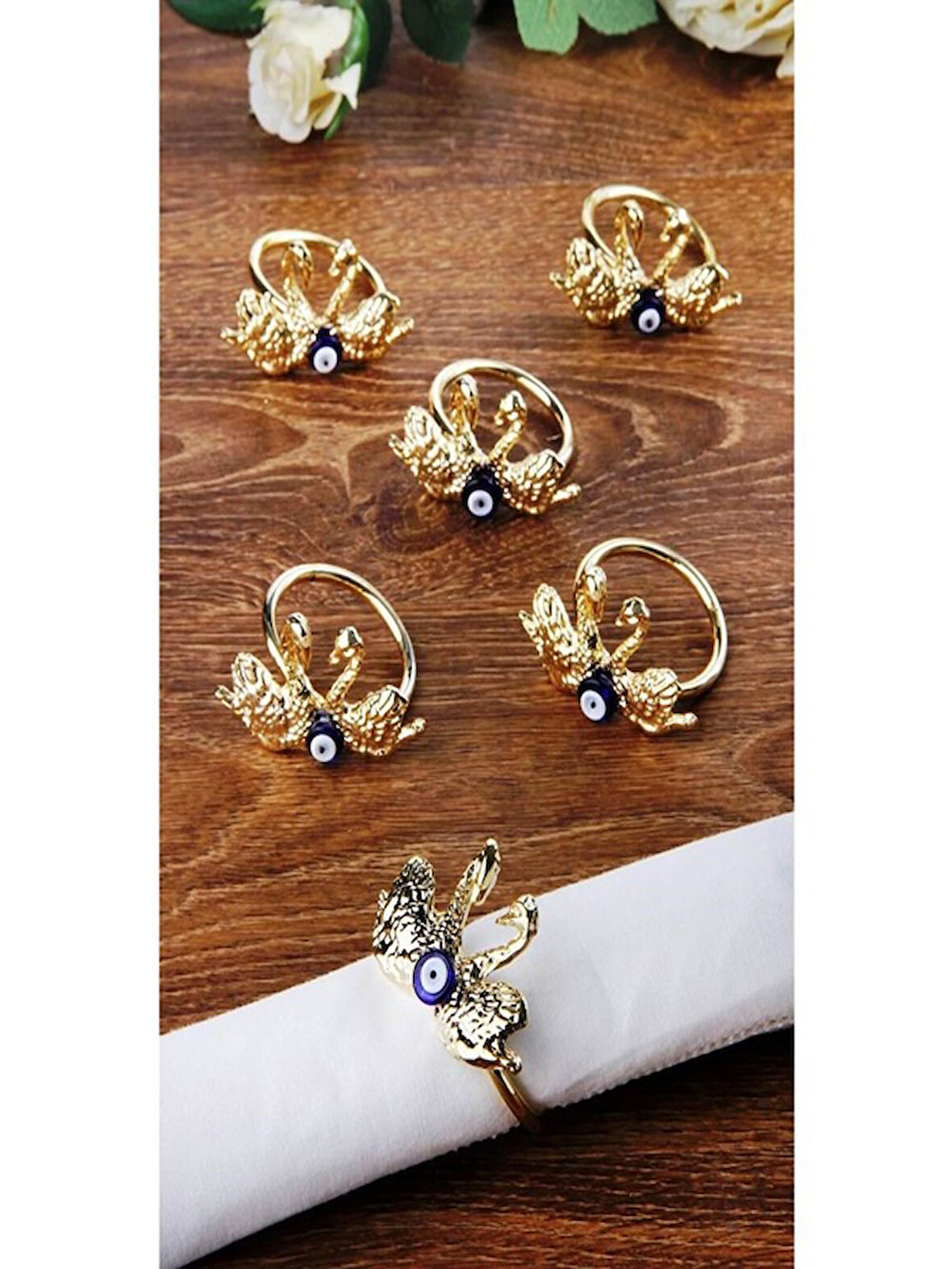 HERA 6 LI KUĞU PEÇETELİK GÜMÜŞ  