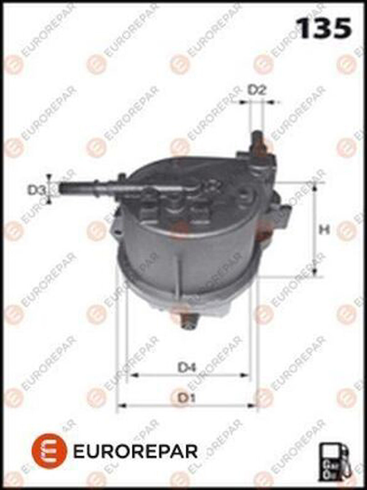 Eurorepar-PSA 1611658680 E Mtrn Filtresi 1611658680