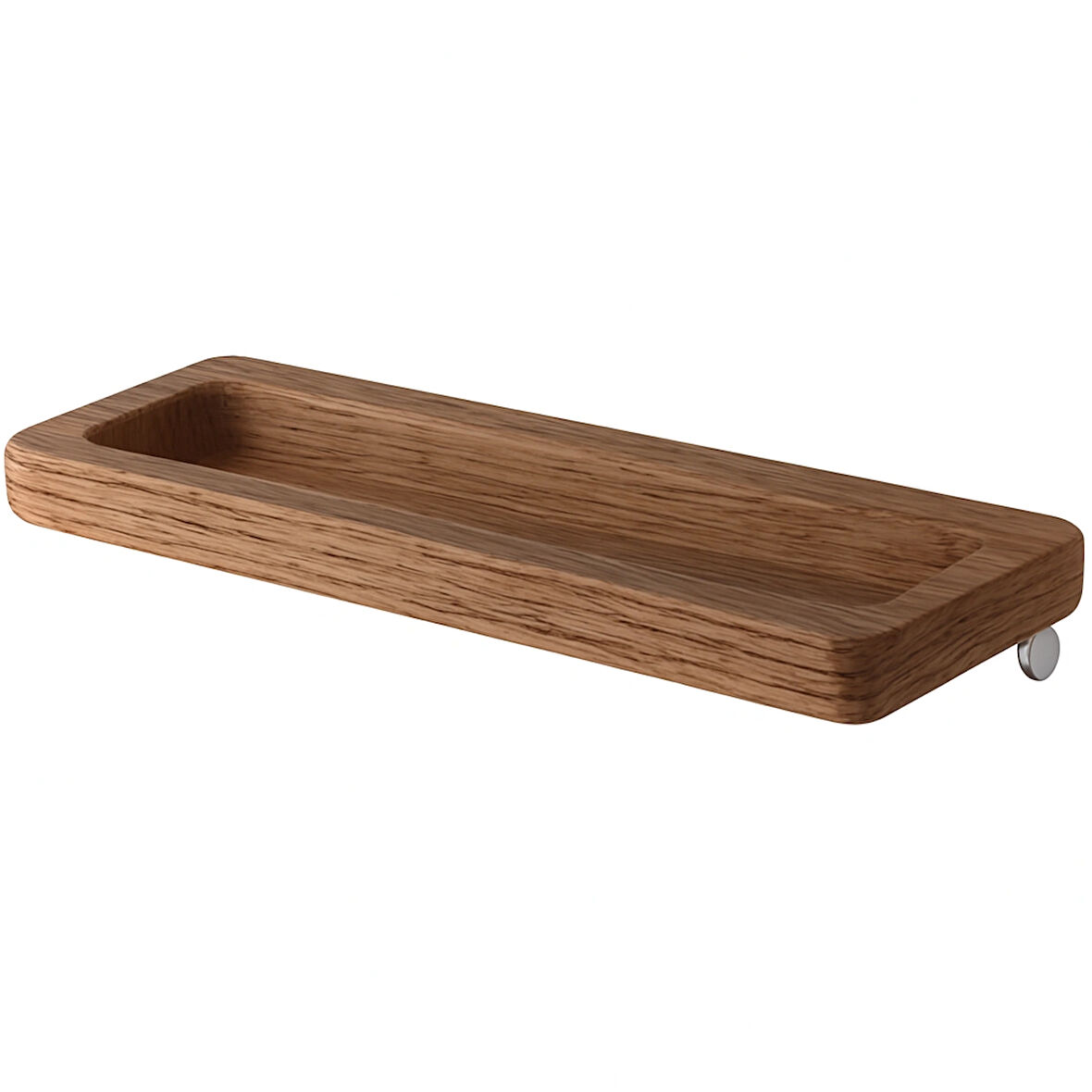 Adnoss Lüks Selvi Havluluk 30Cm Siyah Pirinç Ahşap - Ahşap Siyah
