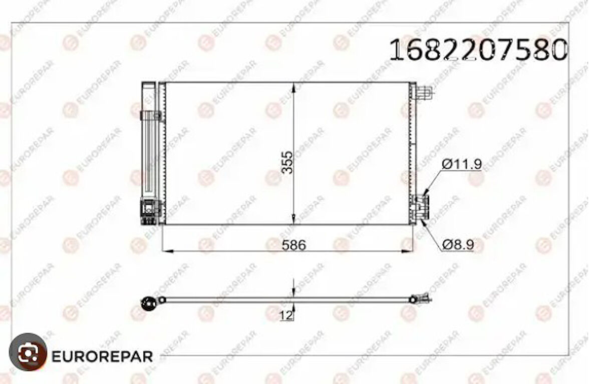 ERP KLIMA RADYATORU BIPPER FIORINO 1.3JTD 1.4HDI 3