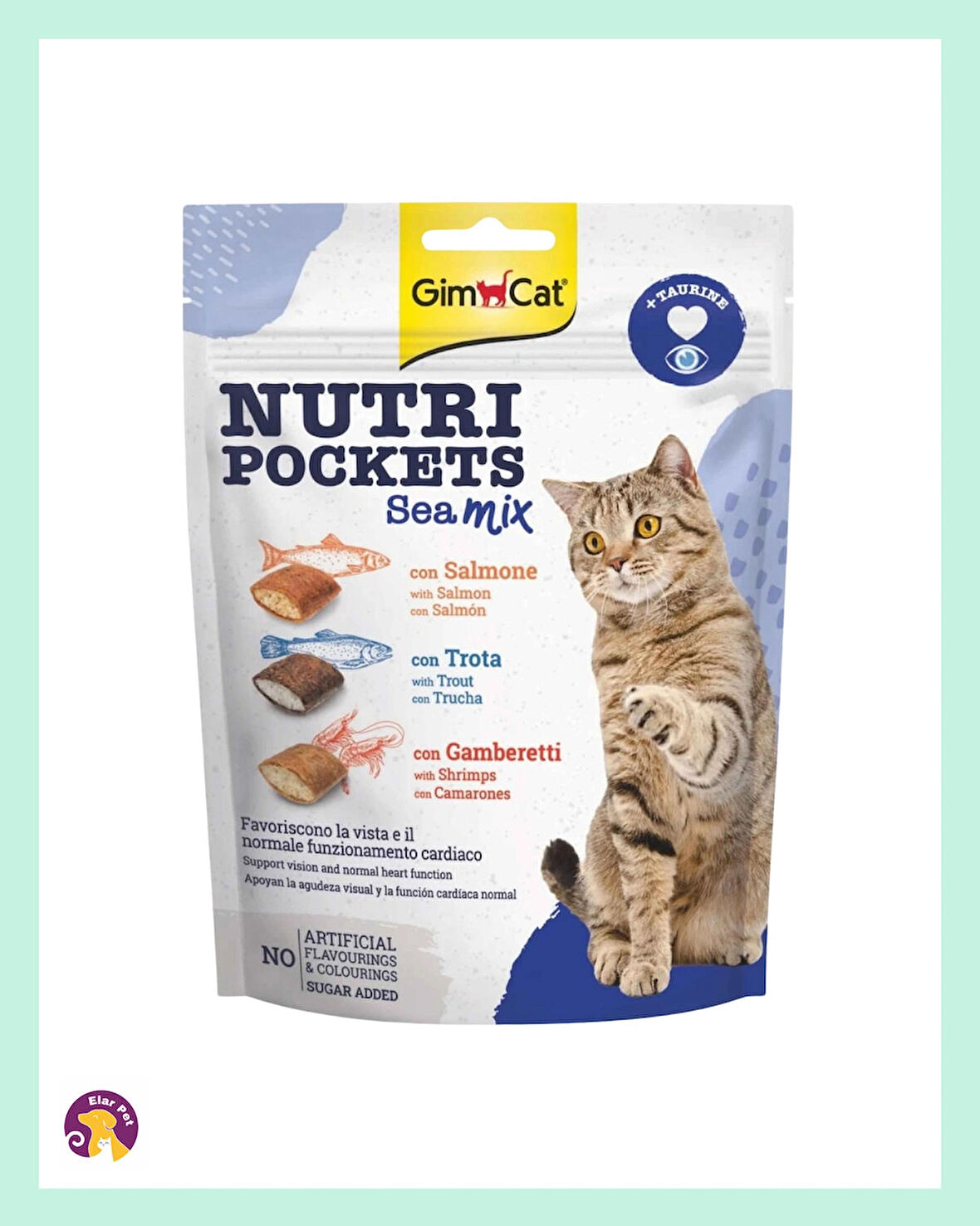 Gimcat Nutripockets Kedi Ödülü Sea Mix 150GR