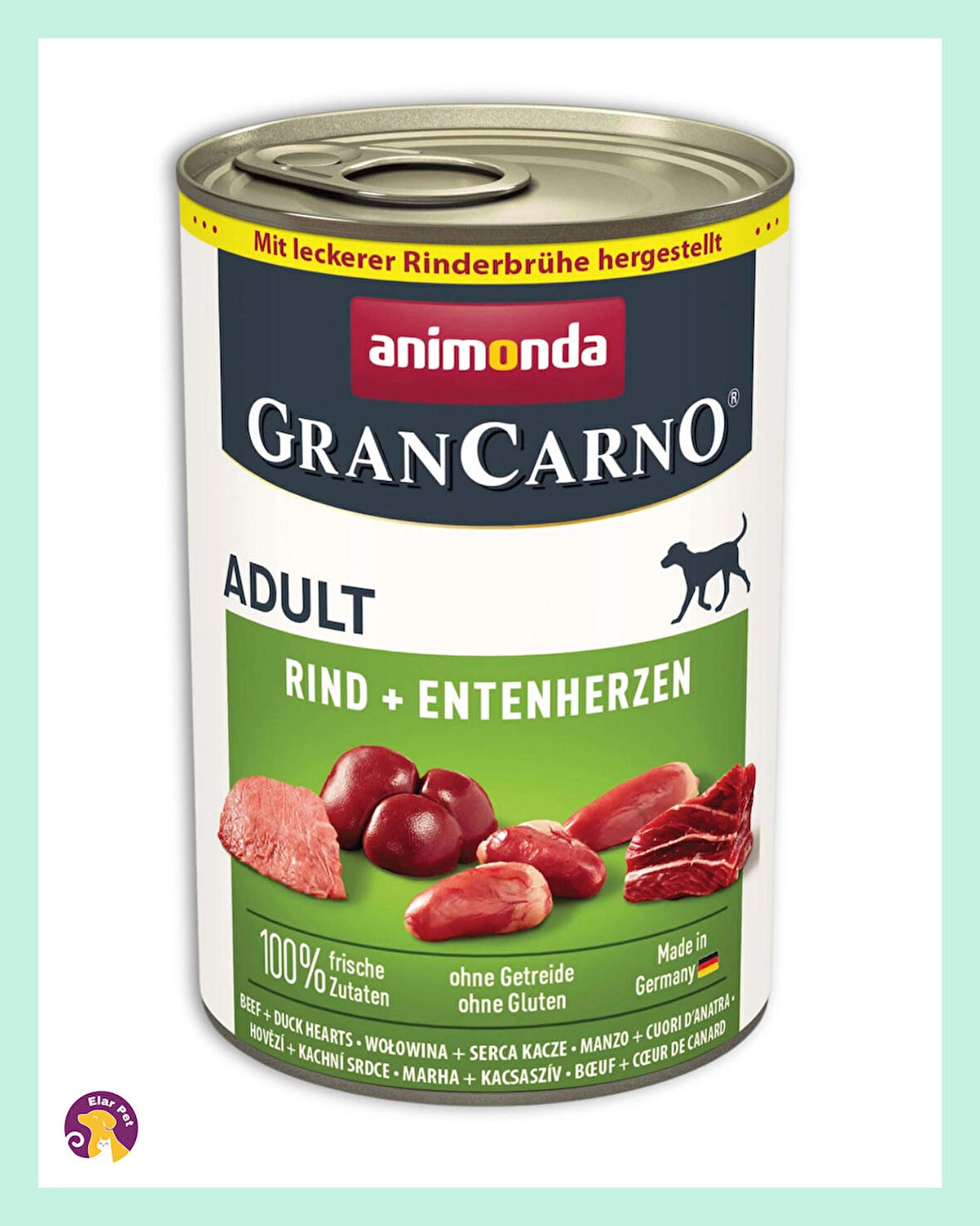 Animonda GranCarno Sığır Eti ve Ördek Köpek Konservesi 400 gr