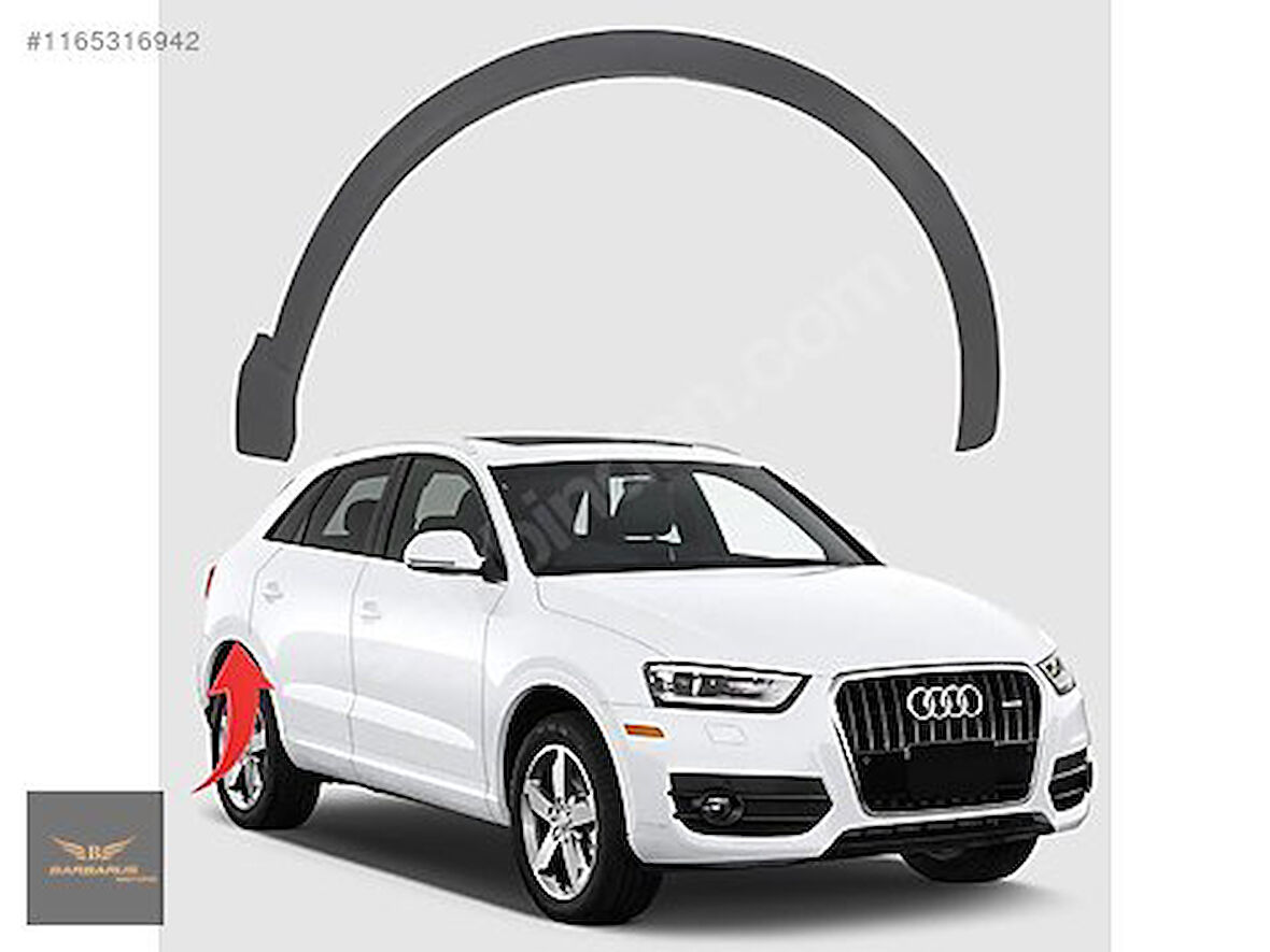 8U0807818A AUDI Q3 11 - CAMURLUK AGIZ BRAKETI ARKA SAĞ İTHAL