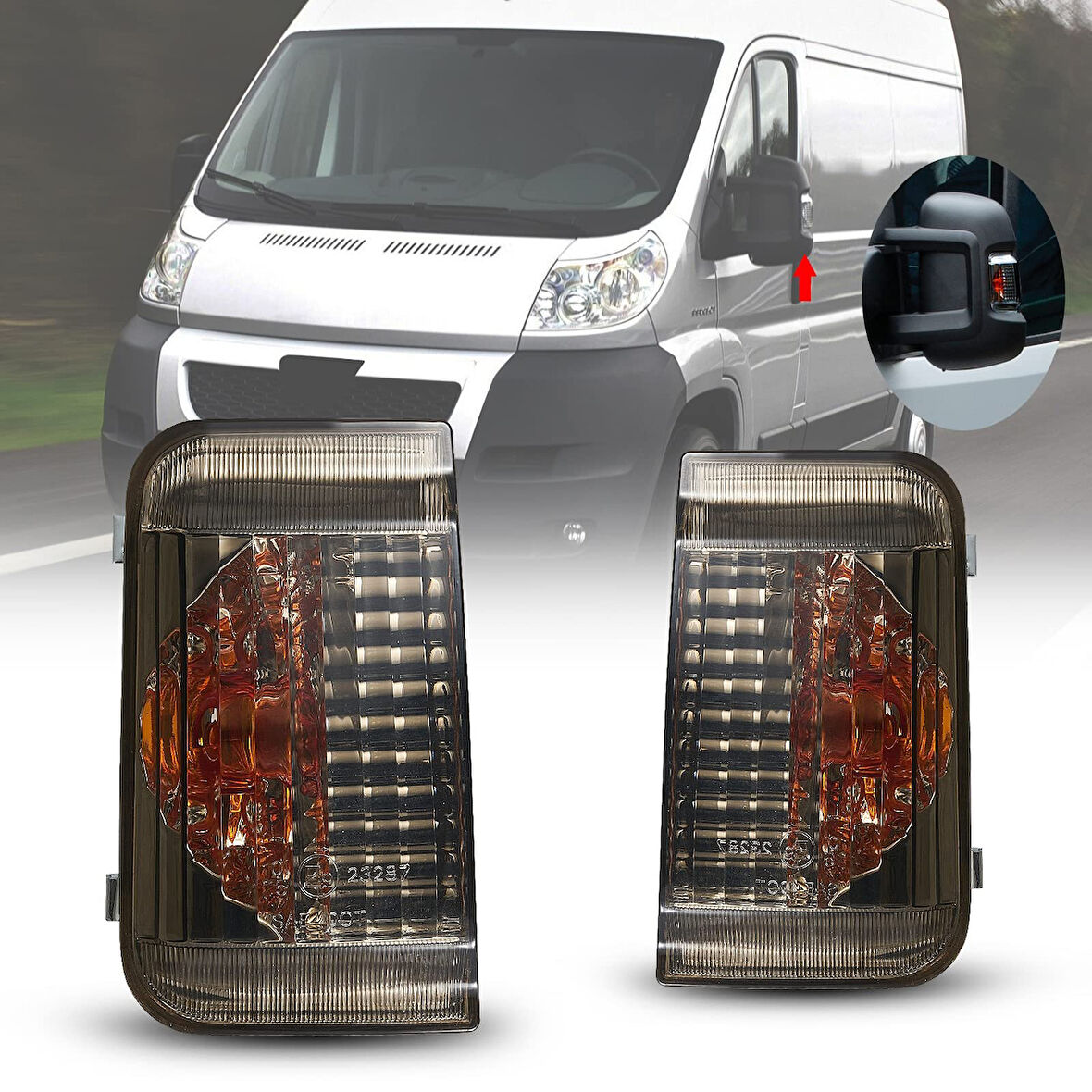 71748255 DIŞ DİKİZ AYNA SİNYALİ (SARI) SAĞ DUCATO I-II- III-BOXER I-II- III-JUMPER I-II- III A KALİTE TAYVAN