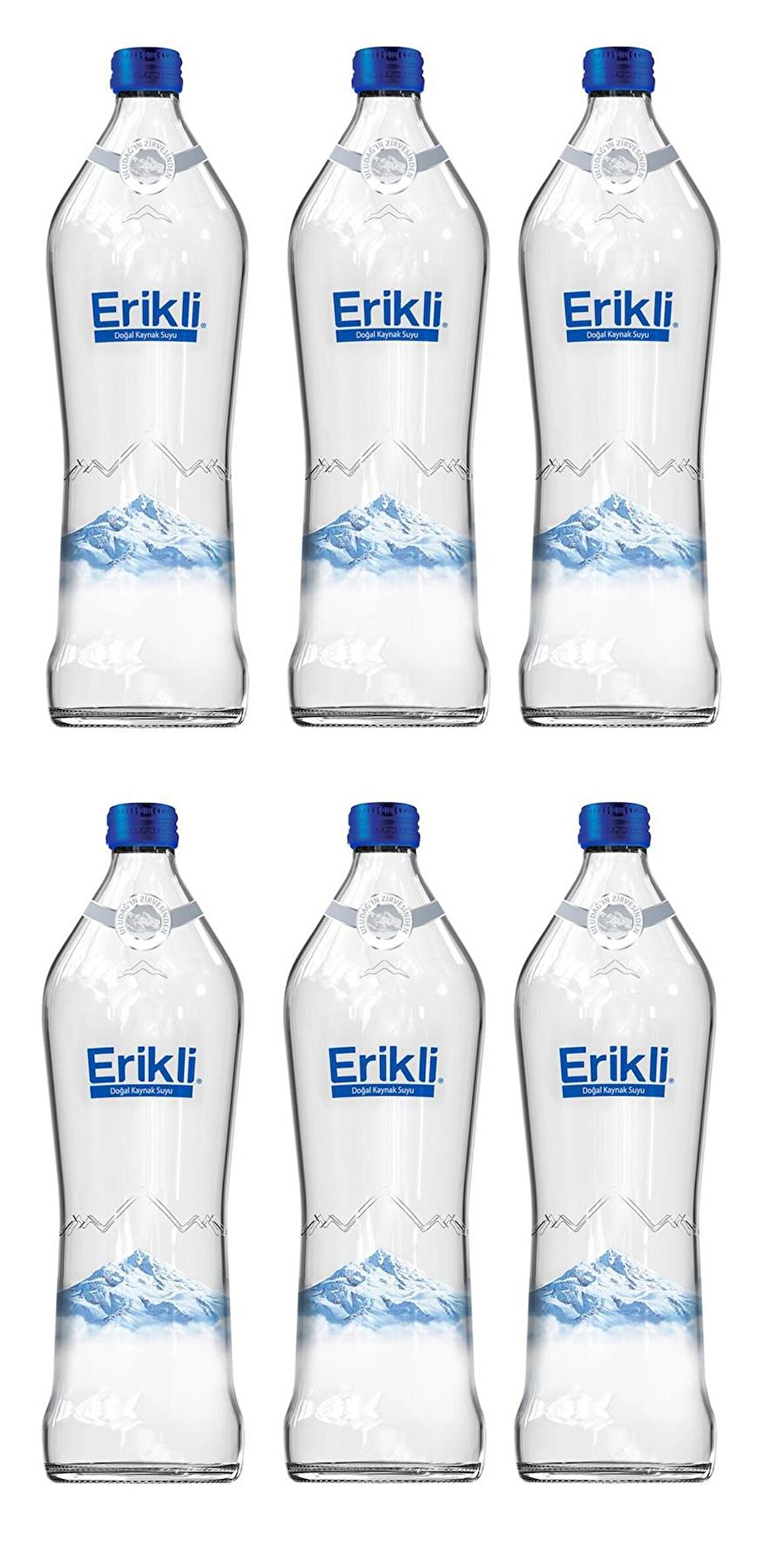 Erikli Doğal Kaynak Suyu Cam 750 Ml X 6 Adet