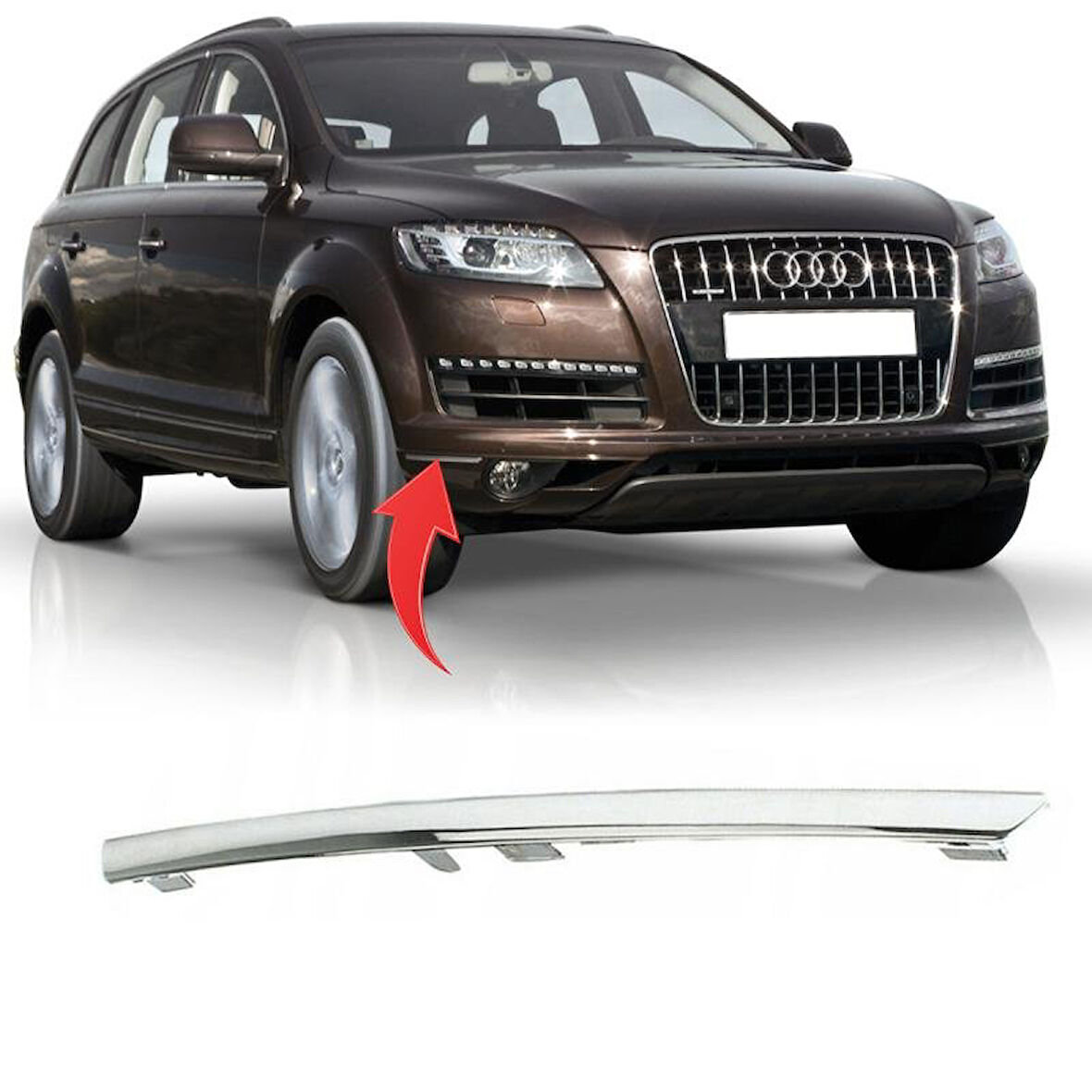 4L08072442ZZ AUDI Q7 09-15 TAMPON CITASI ON ALT SAG NIKELAJLI A KALİTE TAYVAN