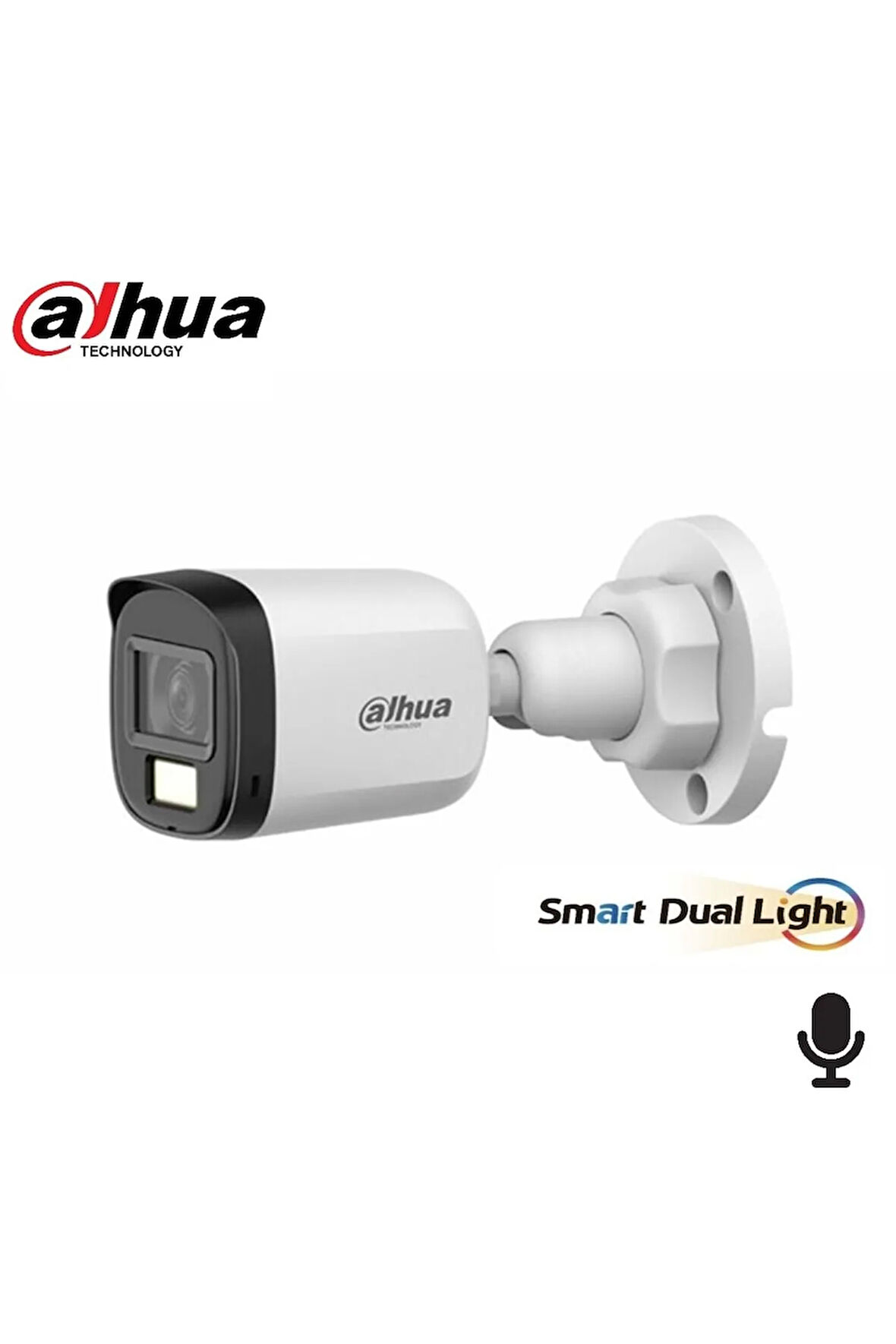 Hac-b1a21p-u-ıl-a 2mp 3.6mm Akıllı Dual Light Bullet Kamera(SESLİ)
