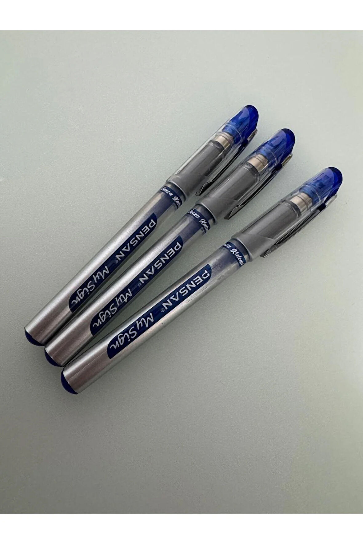 Roller Kalem My-Sign Jel Bilye Uçlu İmza Kalemi 1.0 MM Mavi (3 ADET)