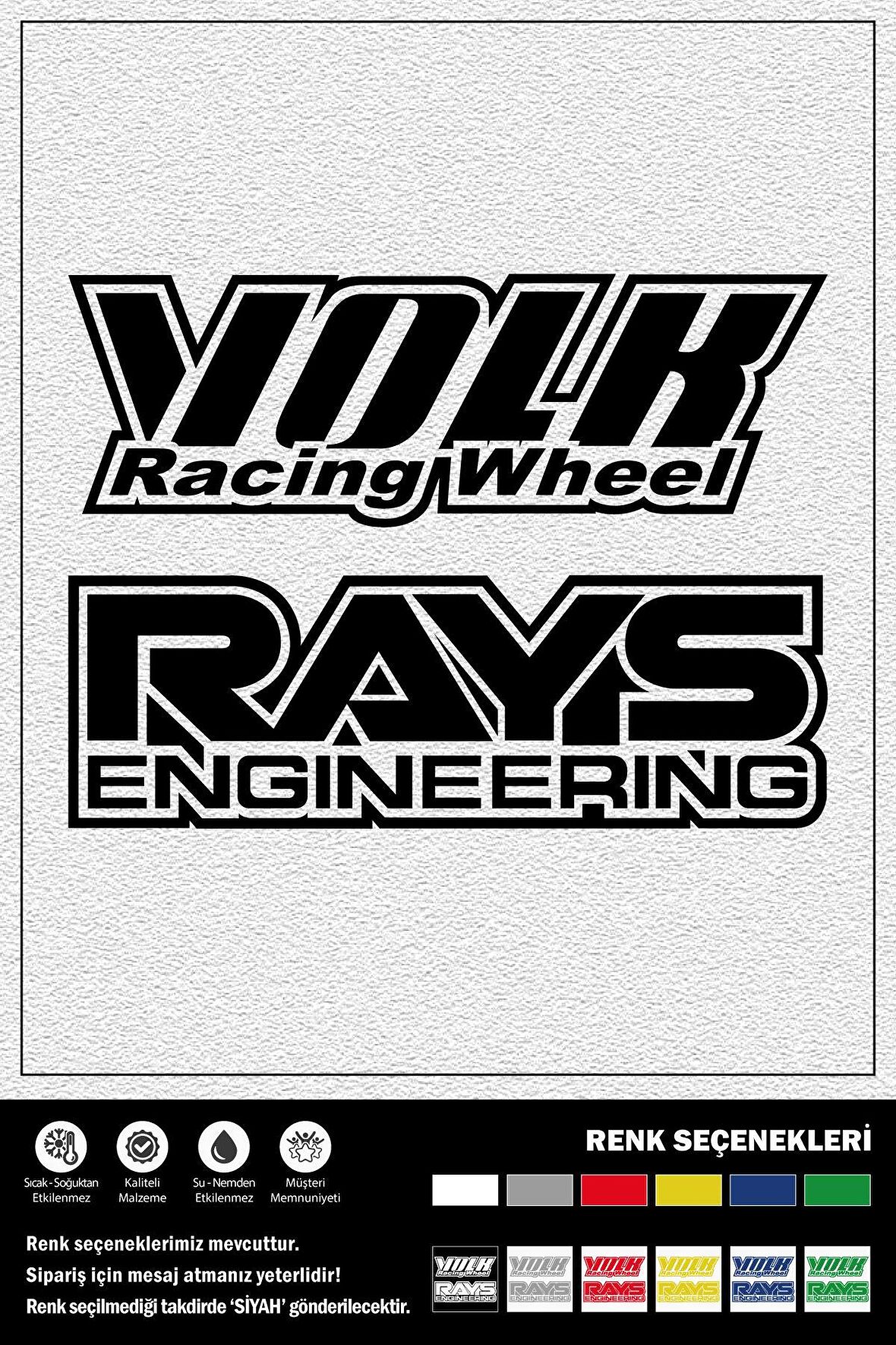 VOLK-RAYS STICKER 20 x 7 cm