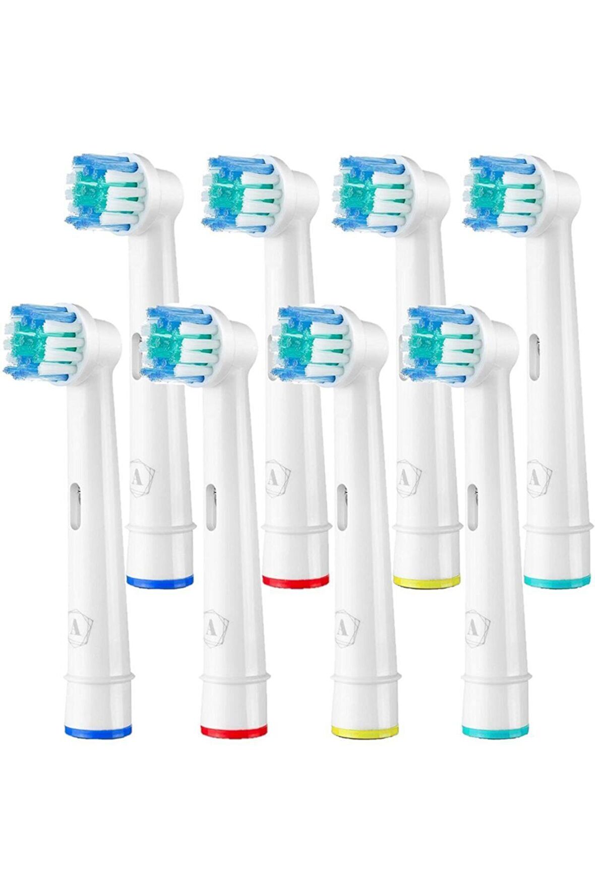 Oral B Braun Ile Uyumlu Elektrikli Yedek Diş Fırçası Başlıkları 8 Adet