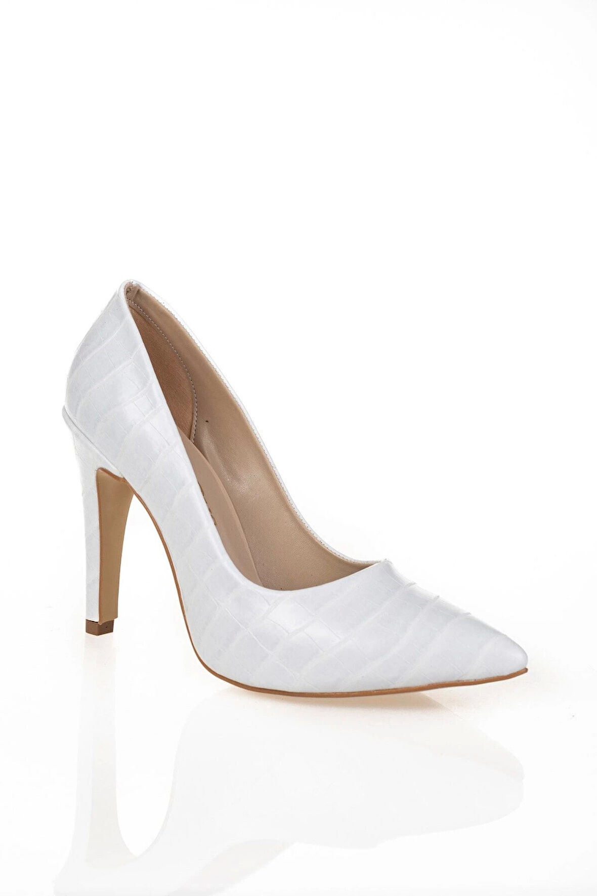 Siyah Cilt Aynalı Stiletto Topuklu Kadın Klasik Ayakkabı Kadın Topuklu Abiye Ayakkabı Şık