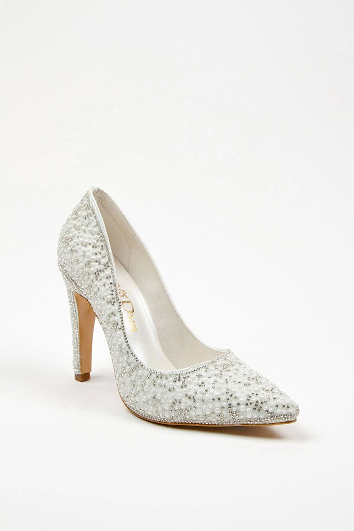 Gold Full Inci Aynalı Klasik Topuklu Kadın Abiye Ayakkabı Kadın Topuklu Şık Gece Ayakkabısı