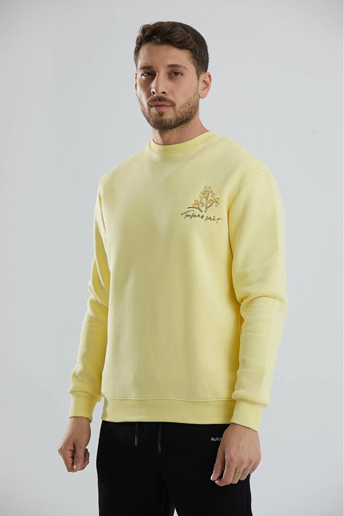 Baskılı Relax Fit Bisiklet Yaka Unisex Sweatshirt