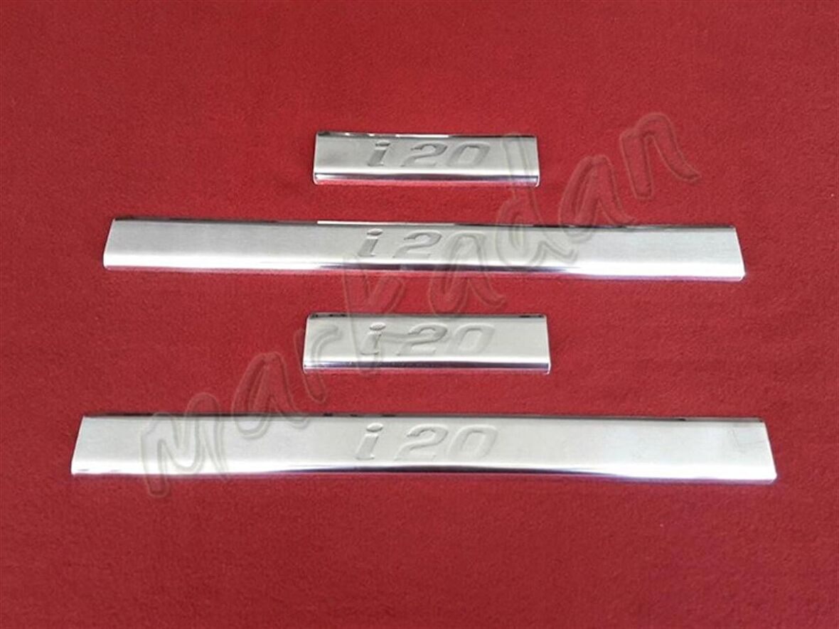 DB Chrome Hyundai i20 Krom Kapı Eşiği 2008-2014 4 Parça P.Çelik