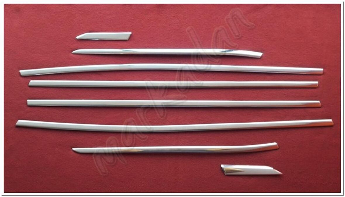 DB Chrome Peugeot 3008 Cam Çıtası Nikelajı 2016 Sonrası 8 Parça P.Çelik