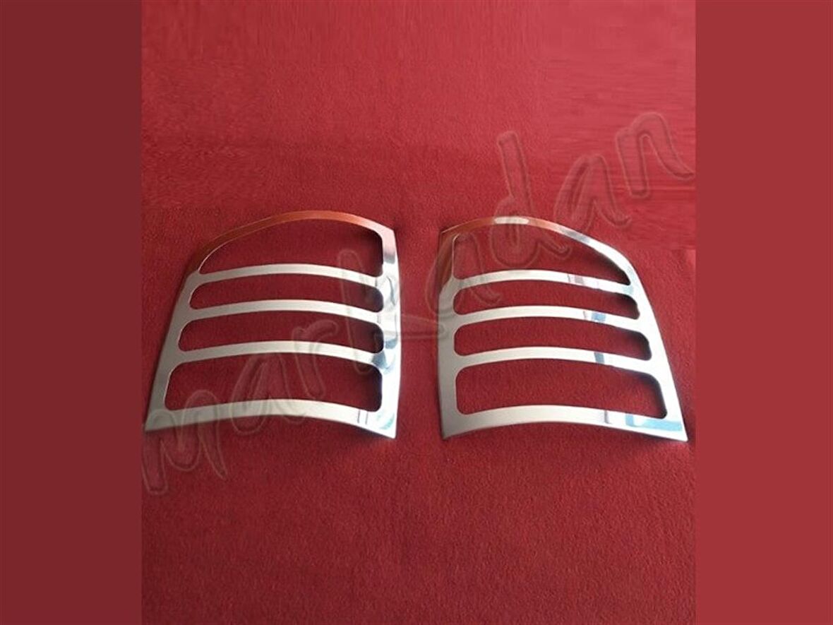 DB Chrome VW T5 Caravelle Stop Çerçeve Nikelajı 2003-2010 2 Parça P.Çelik