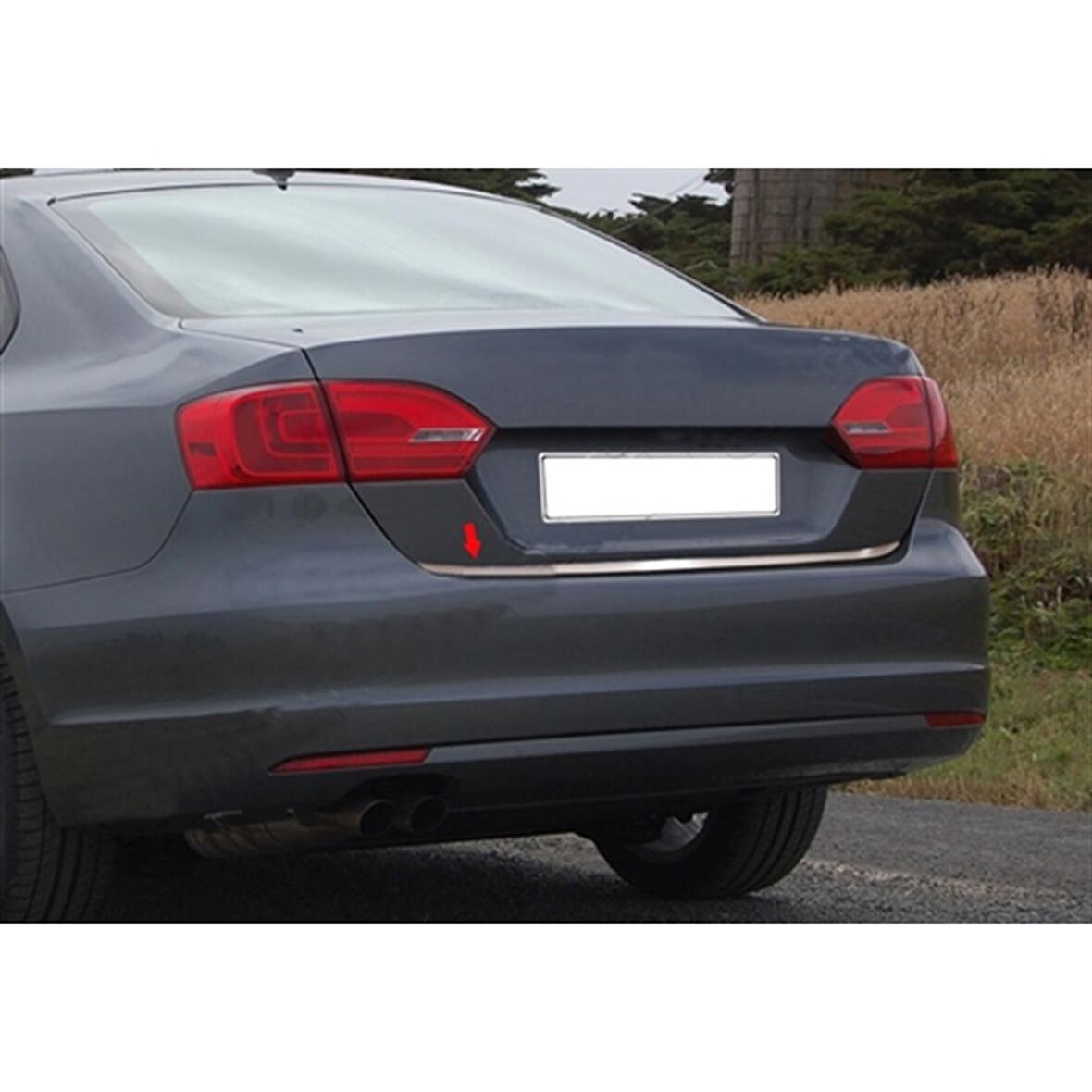 DB Chrome VW Jetta Krom Bagaj Alt Çıta 2011-2014 P.Çelik