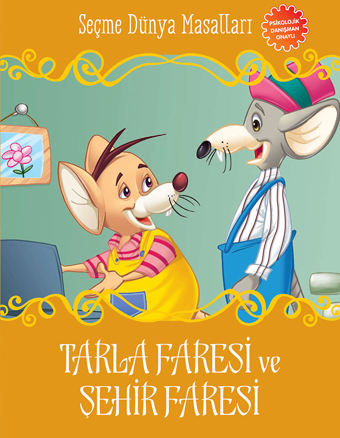 Tarla Faresi ve Şehir Faresi - Seçme Dünya Masalları-Korunaklı Poşetle