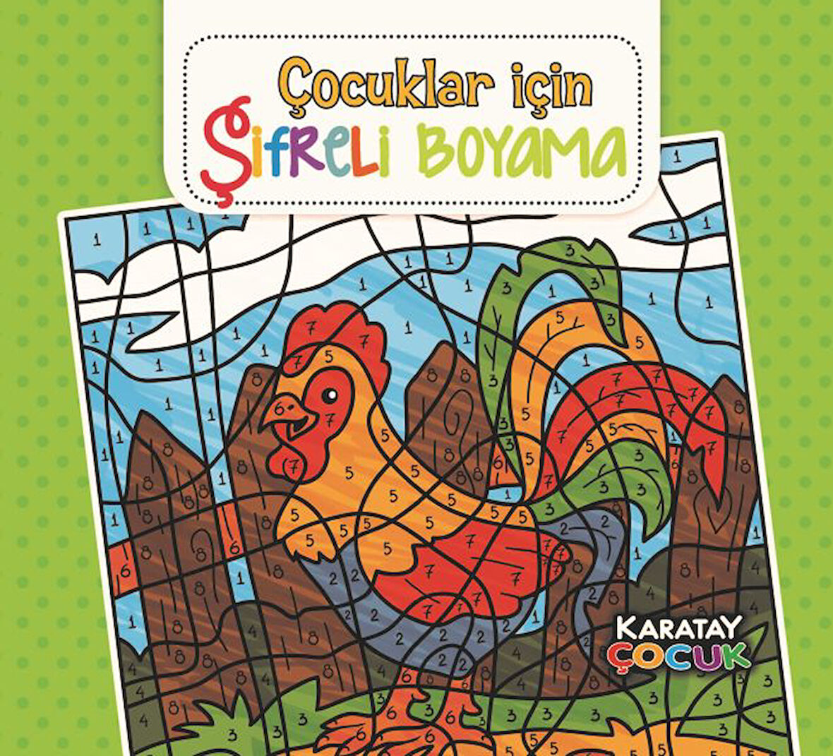 Şifreli Boyama Çocuklar İçin-Korunaklı Poşetle