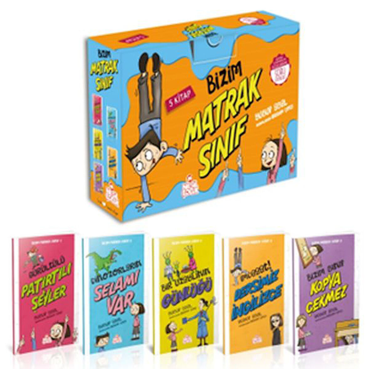 Bizim Matrak Sınıf  (5 Kitap Kutulu)-Korunaklı Poşetle